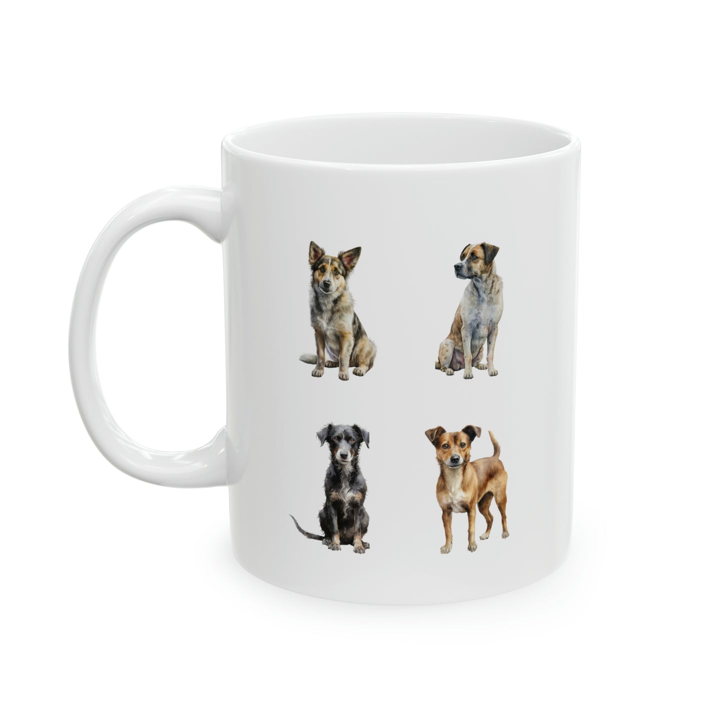 Rescue Dogs | Mutts "Love Language" | Ceramic Mug 11oz