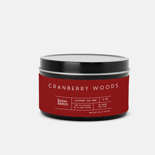 Cranberry Woods | Candle in Tin 8oz