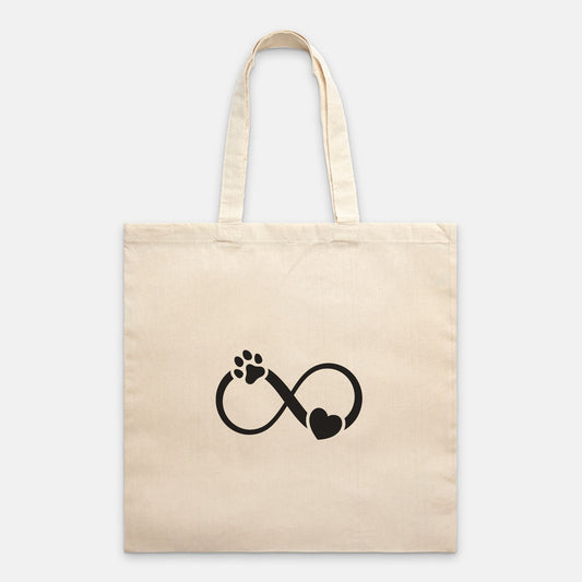Infinite Dog Love Tote Bag