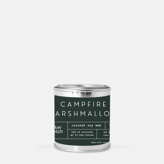 Campfire Marshmallow | Coconut Soy Candle Paint Can (Hand Poured 8 oz.)