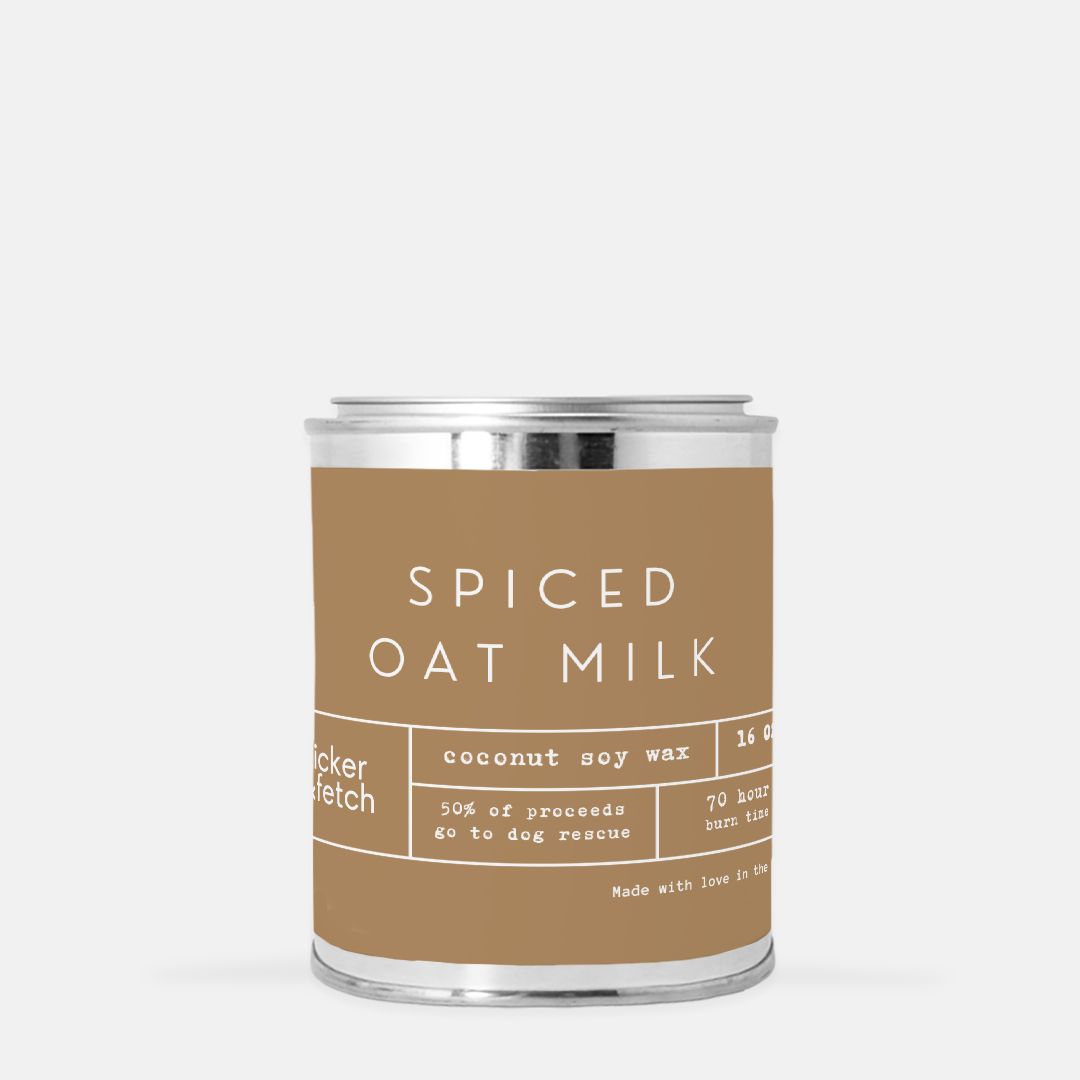 Spiced Oat Milk | Coconut Soy Candle Paint Can (Hand Poured 16 oz.)