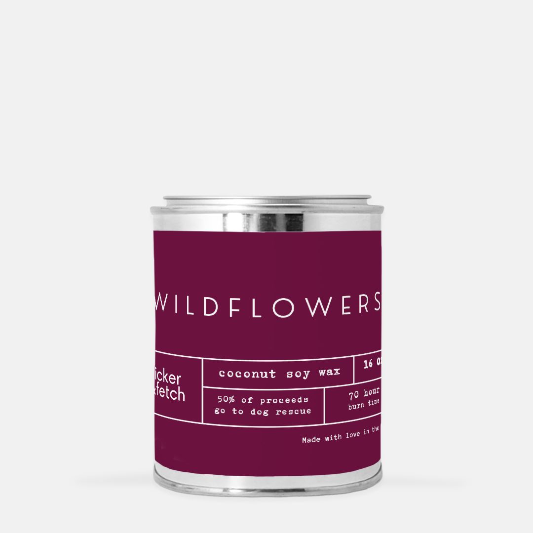 Wildflowers | Coconut Soy Candle Paint Can (Hand Poured 16 oz.)
